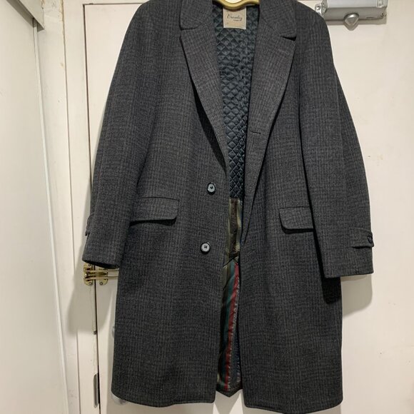 The Cromley Other - THE CROMLEY ELEGANT TAILORED VINTAGE WOOL TRENCH COATS SIZE L